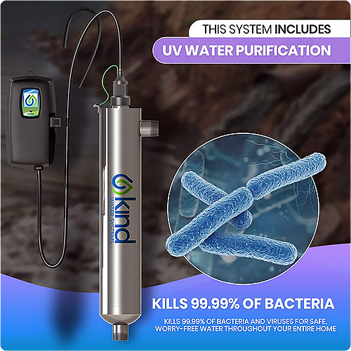 E3000UV - Whole House Salt-Free Water Softener and Filter Combo with UV