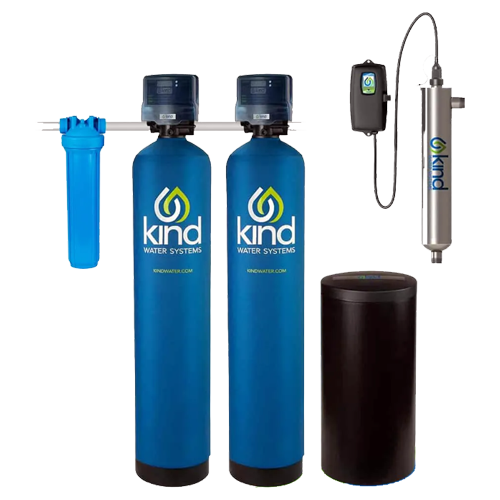 WS-6500UV Whole House Water Filter / Salt-Based Softener Combo with UV