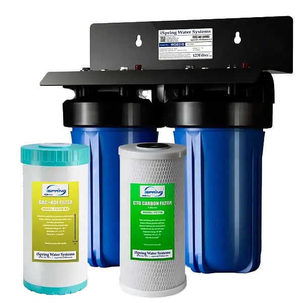 iSpring WGB21B-KS 2-Stage Whole House Water Filtration System
